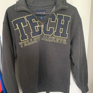 Georgia Tech Quarter ZIP Pullover